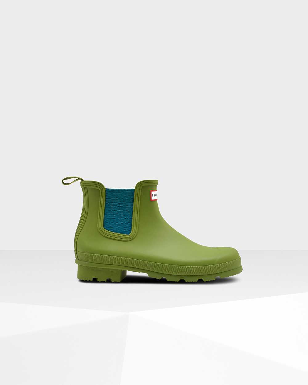 Botas Chelsea Hombre - Hunter Original Verde - GJNMLO-432 - Verde